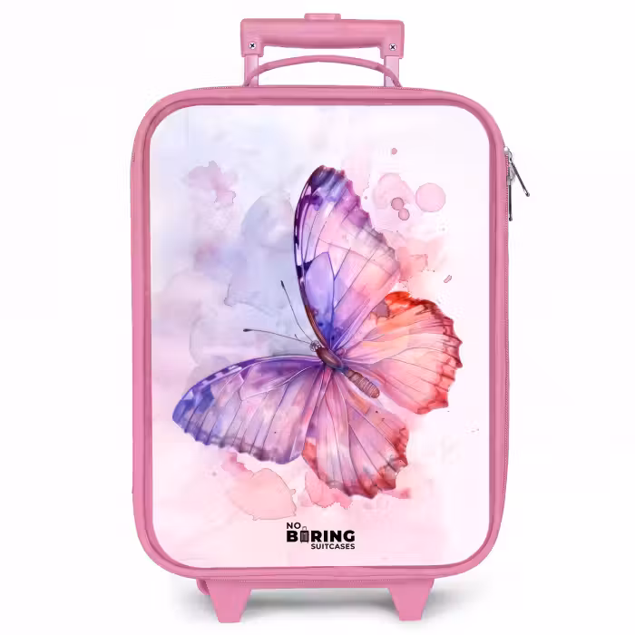 Kinderkoffer roze - Aquarel aurora