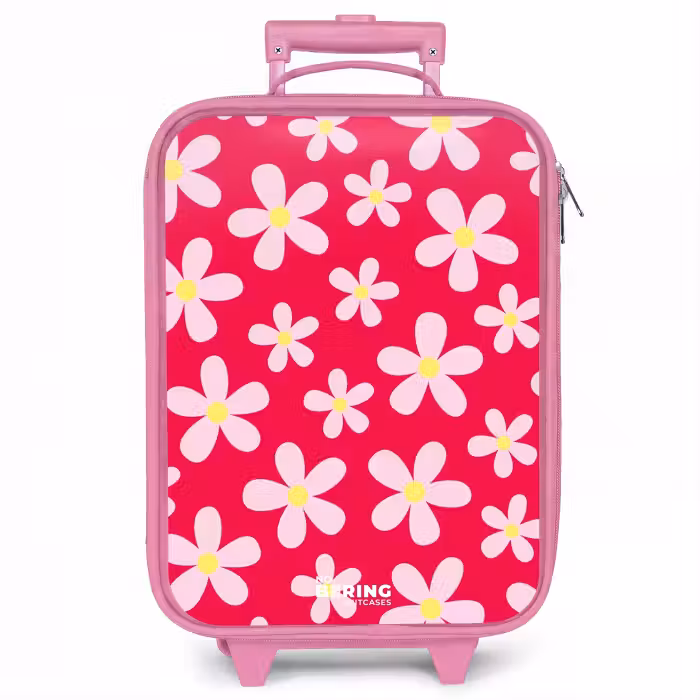 Kinderkoffer roze - Madeliefjesmania hotpink