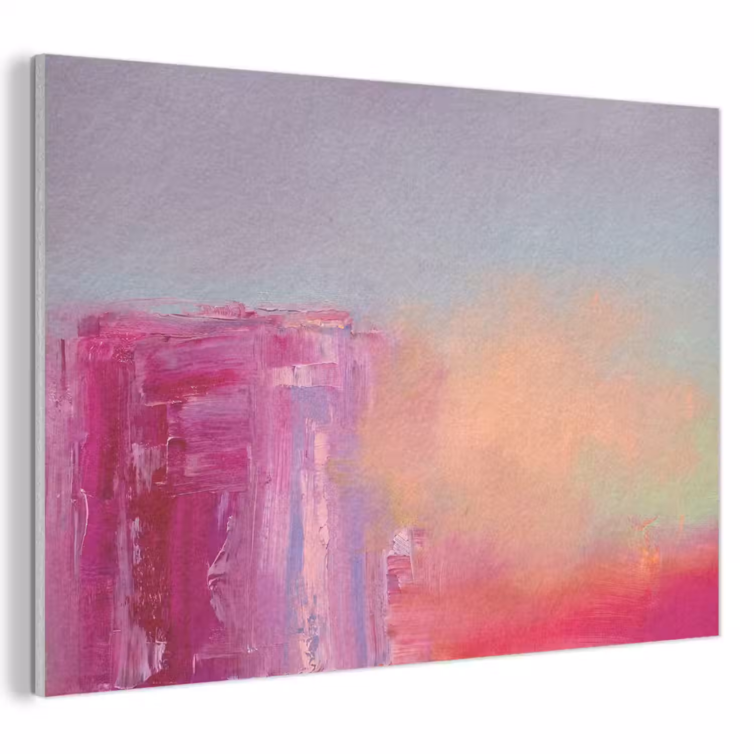 Abstract - Kleuren - Modern - Roze PET vilt klein -3d