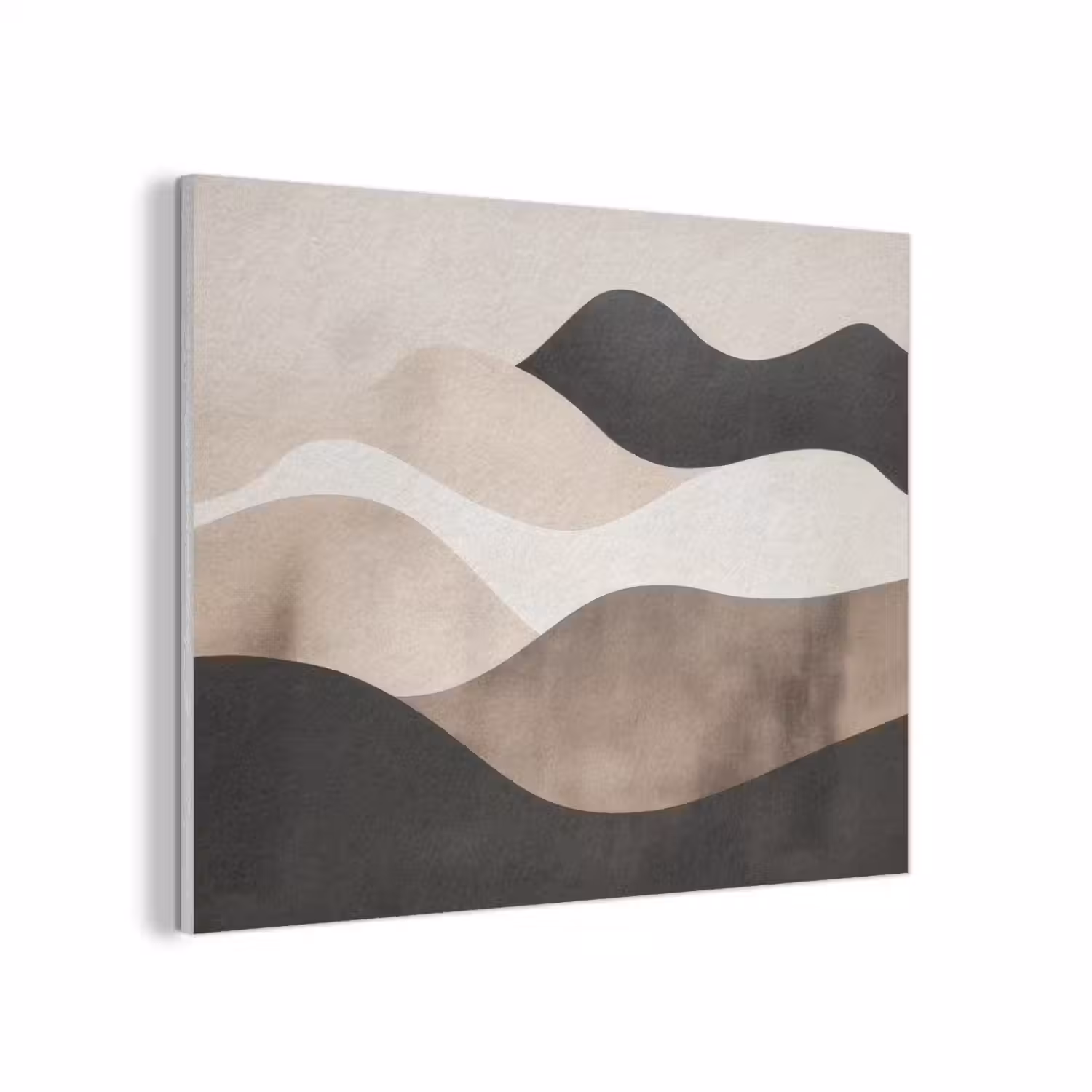Abstract - Landschap - Golven - Crèmekleur PET vilt klein -3d