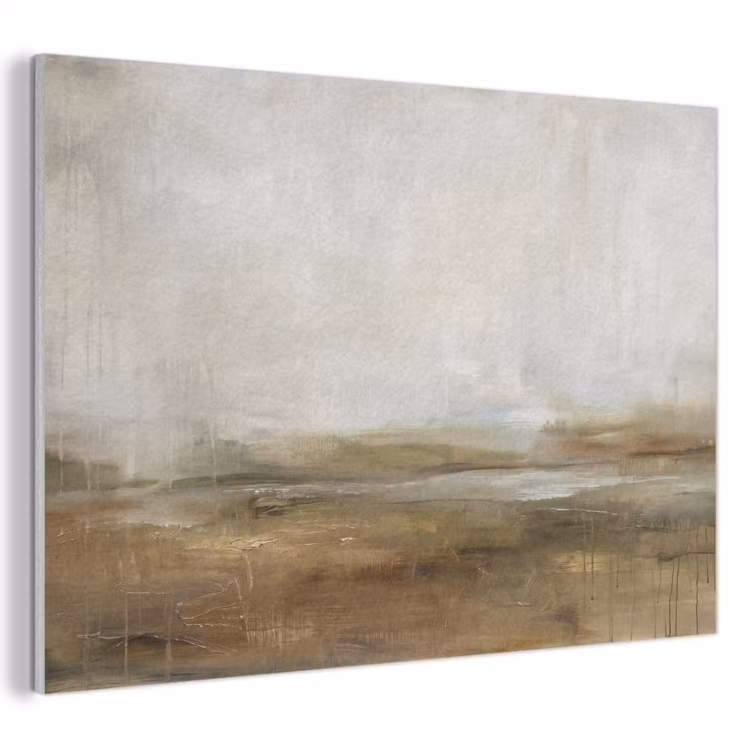 Abstract - Landschap - Natuur - Beige - Bruin PET vilt klein -3d