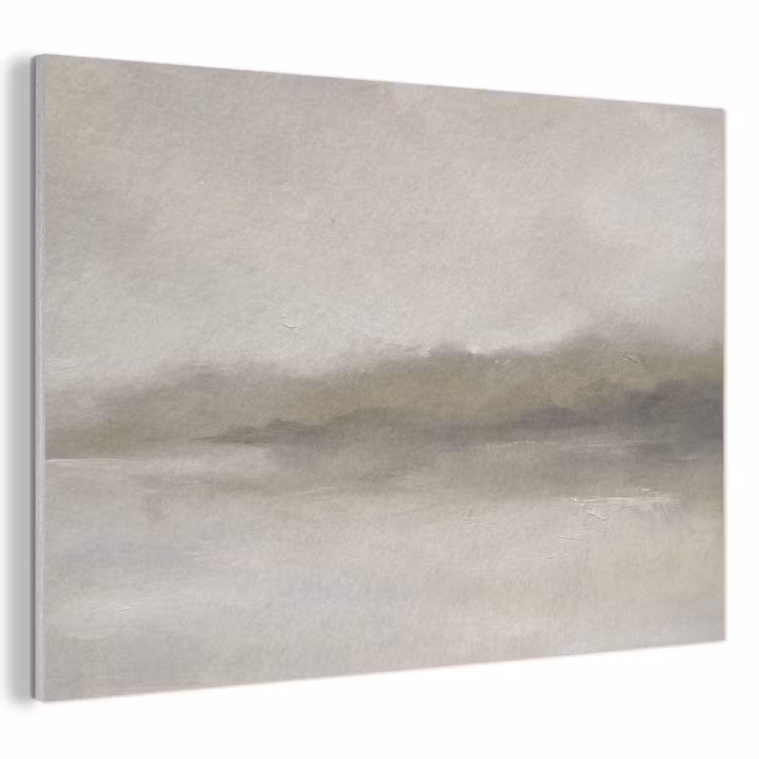 Abstract - Landschap - Nevel - Modern - Grijs PET vilt klein -3d