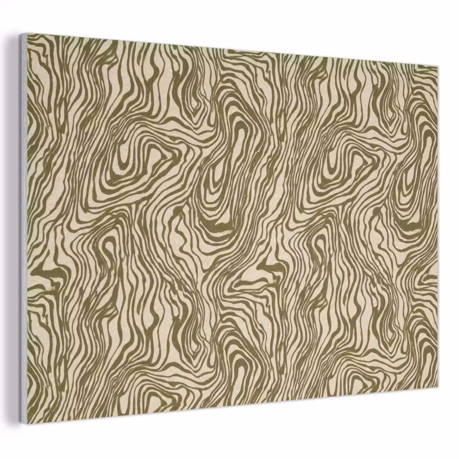 Abstract - Marmer - Groen PET vilt klein 837 -3d