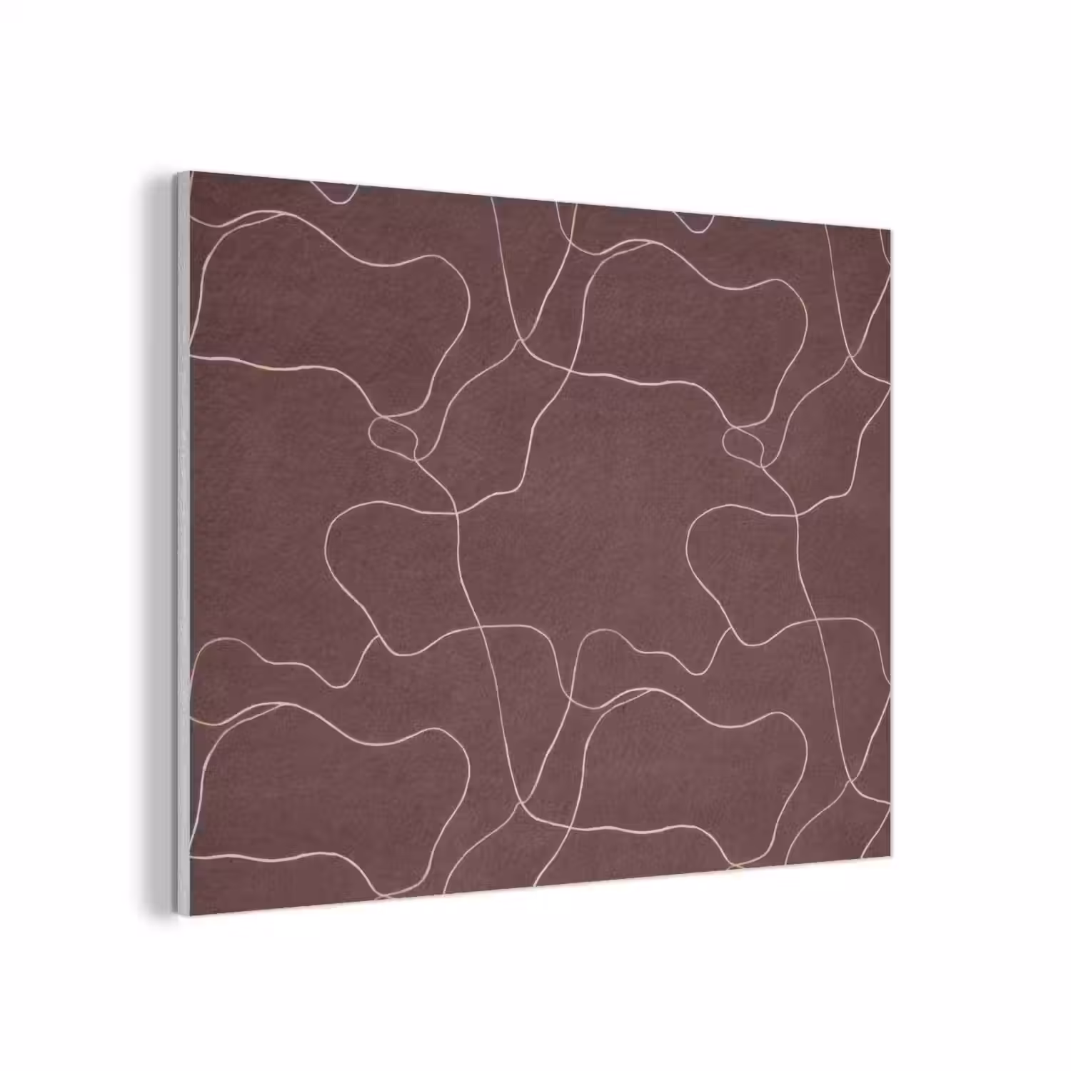 Abstract - Modern - Bruin PET vilt klein 837 -3d