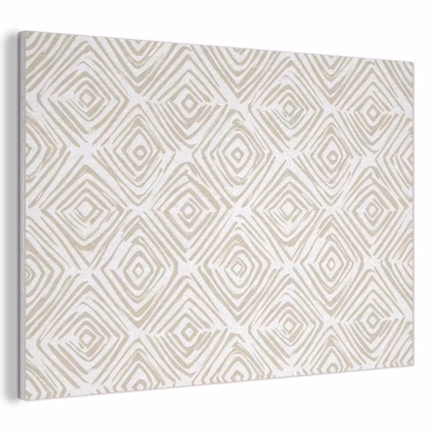 Abstract - Ruit - Beige PET vilt klein 837 -3d