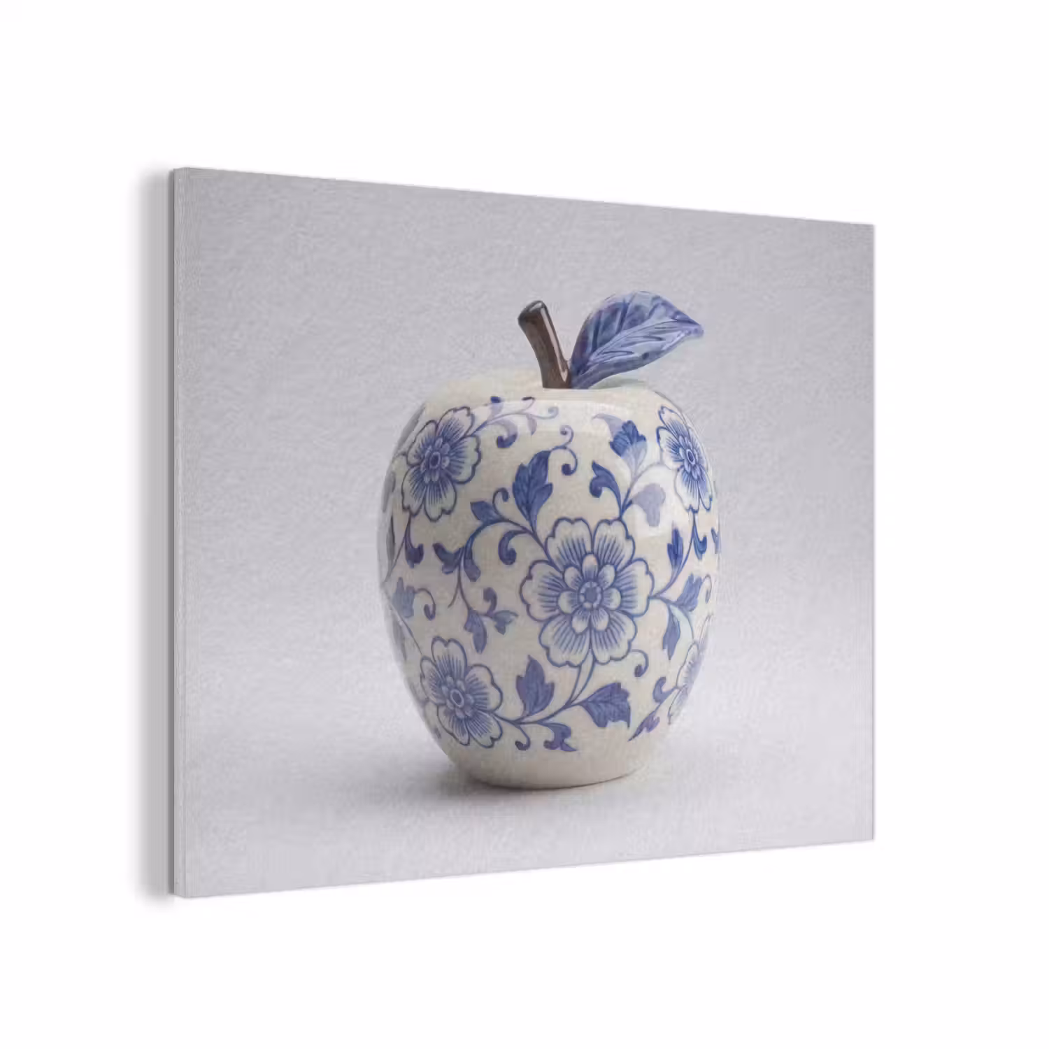 Appel - Blauw - Klassiek PET vilt klein -3d
