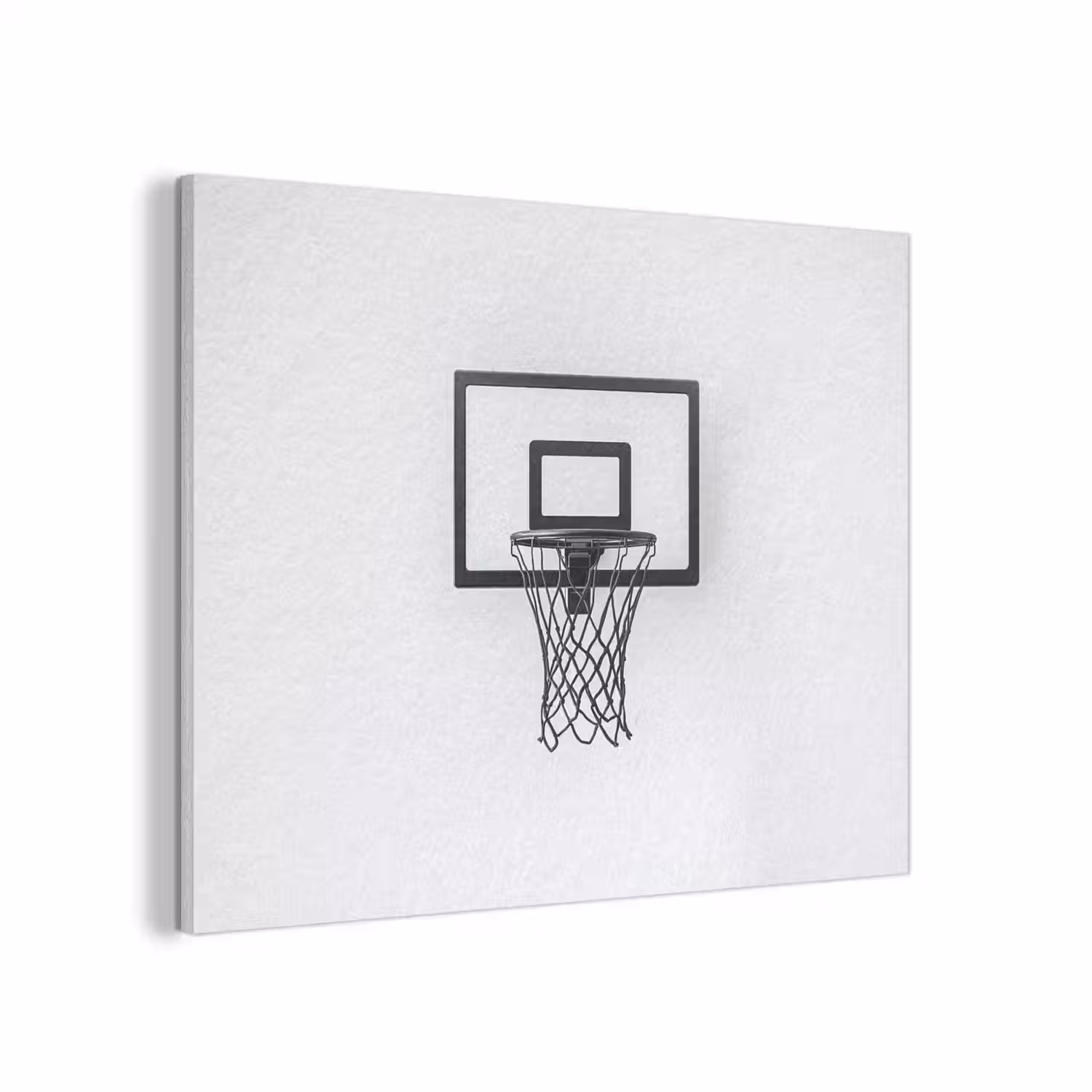 Basketbalbord - Minimalistisch - Zwart PET vilt klein -3d