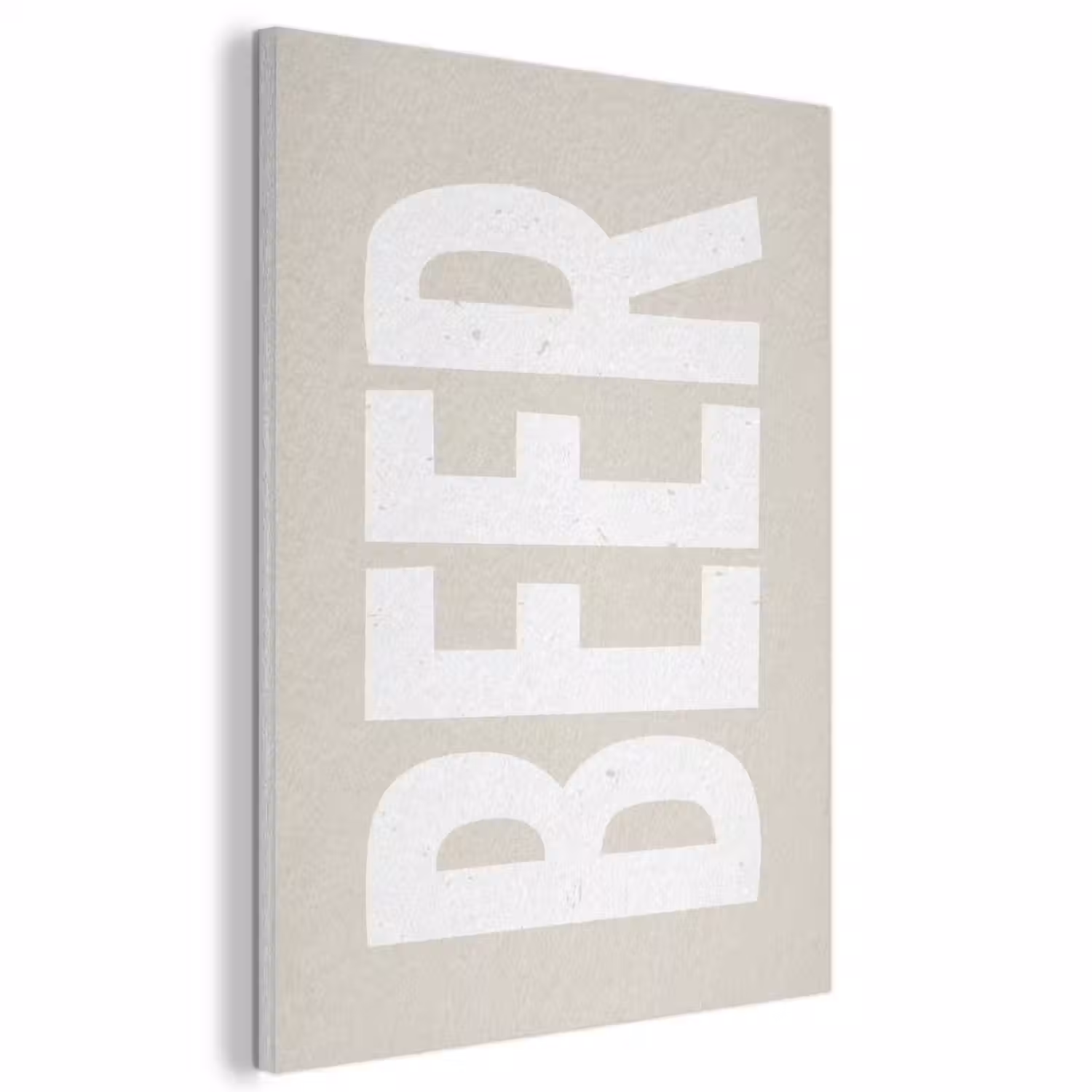 Beer - Japandi - Beige - Decoratie PET vilt klein -3d