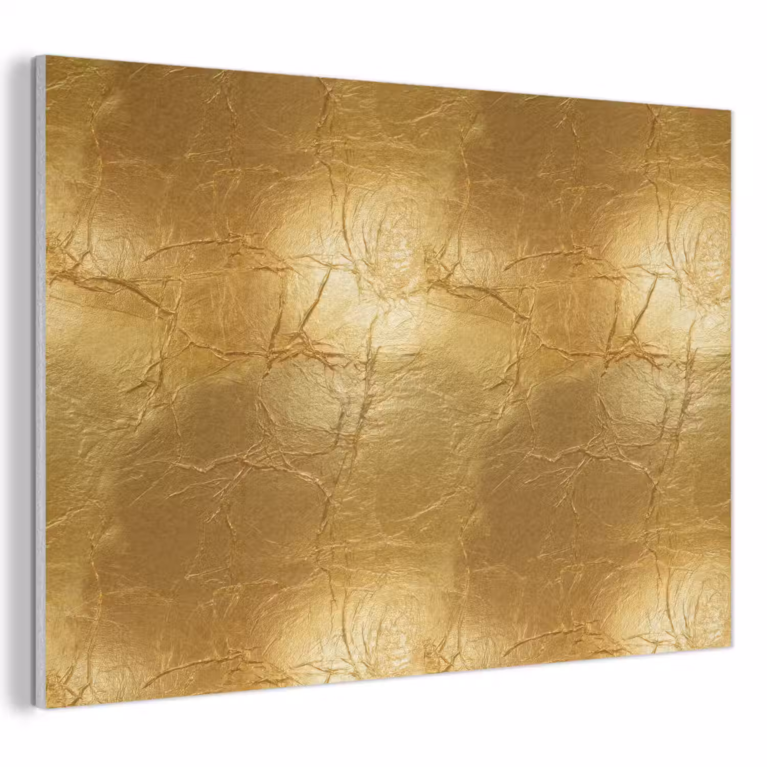 Bladgoud - Vintage - Textuur - Warm Goud PET vilt klein 837 -3d