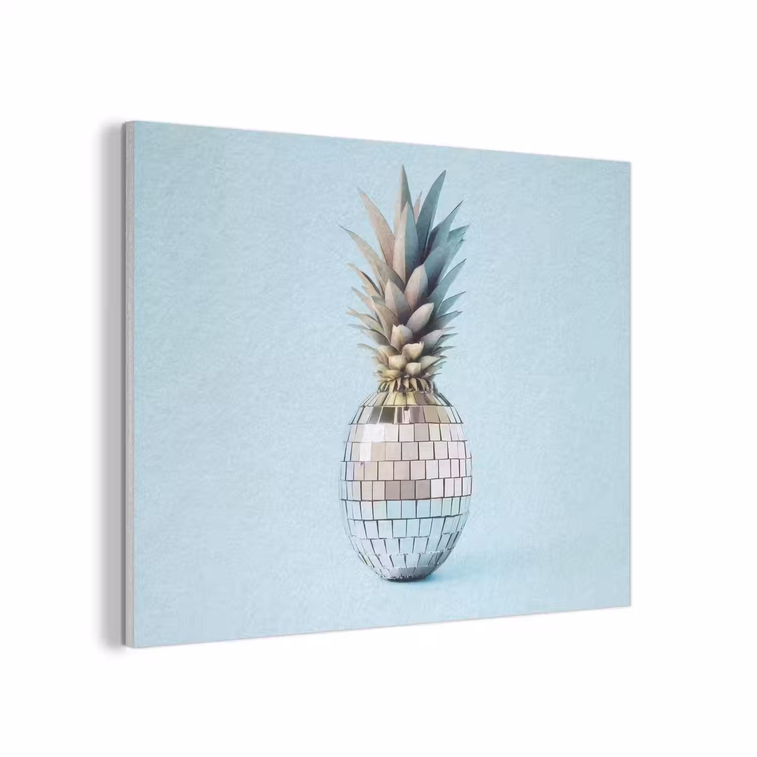 Blauw - Ananas - Disco - Discobal PET vilt klein -3d