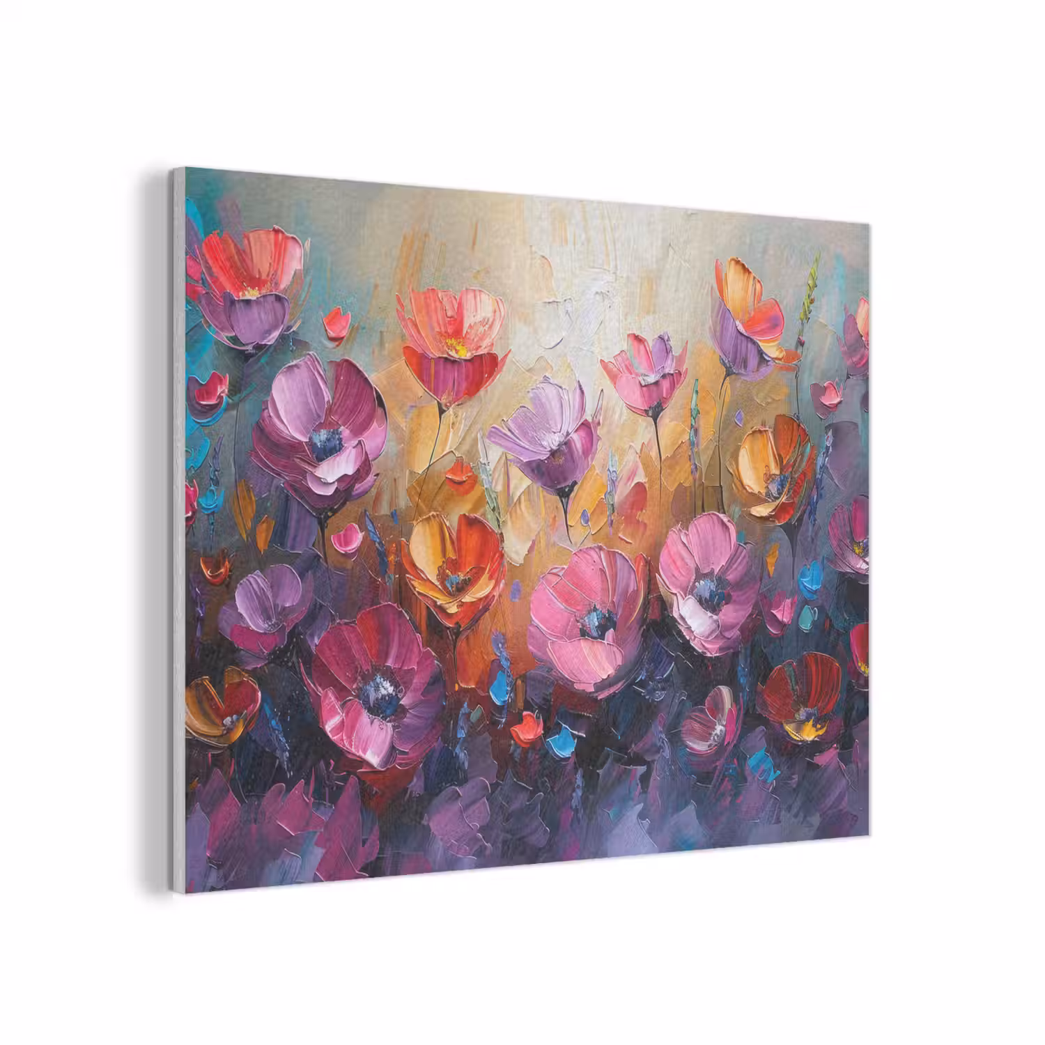 Bloemen - Botanisch - Kunst - Roze - Natuur PET vilt klein -3d
