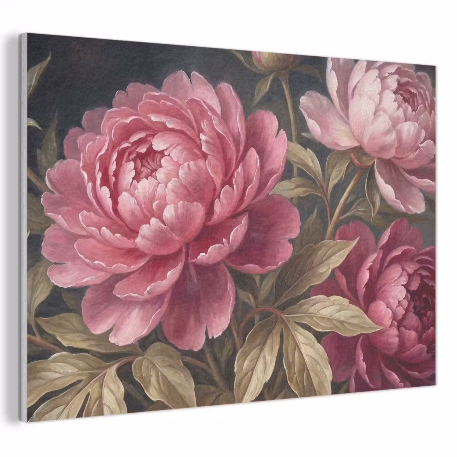 Bloemen - Roze - Klassiek - Natuur PET vilt klein -3d