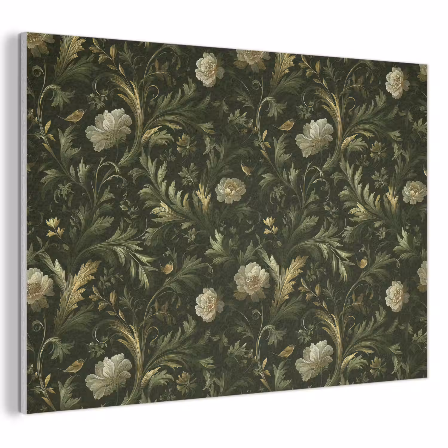 Botanisch - Naadloos - Bloemen PET vilt klein 837 -3d