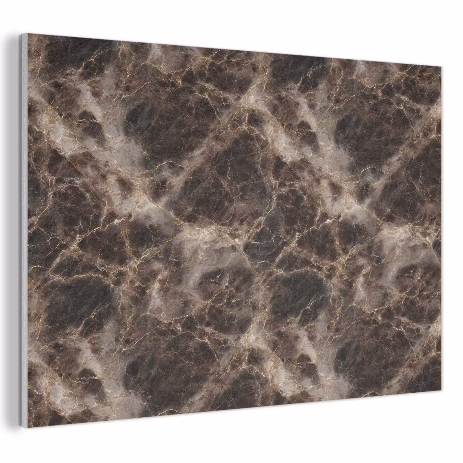 Bruin - Goud - Marmer PET vilt klein 837 -3d