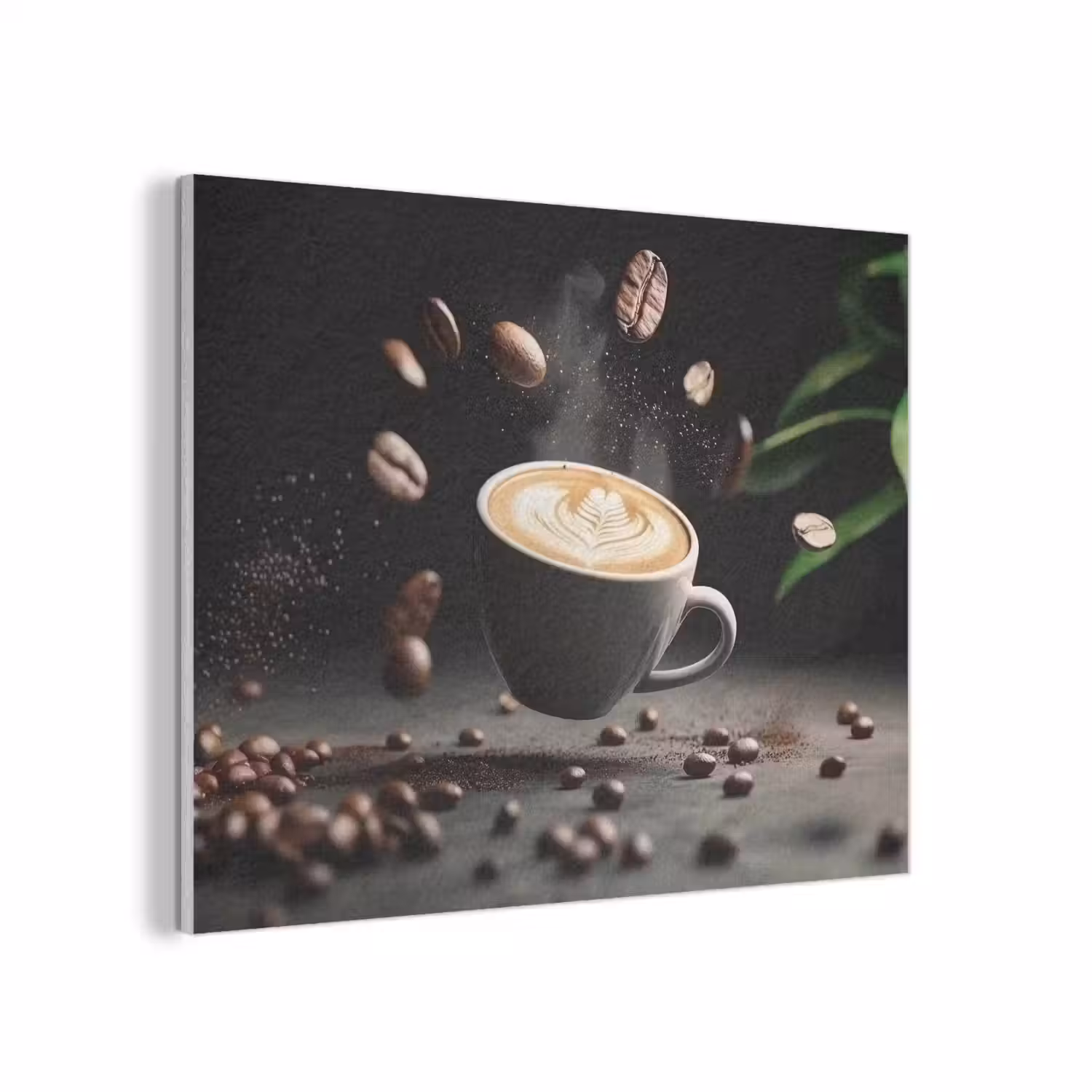 Cappuccino - Kop - Bonen - Bruin PET vilt klein -3d