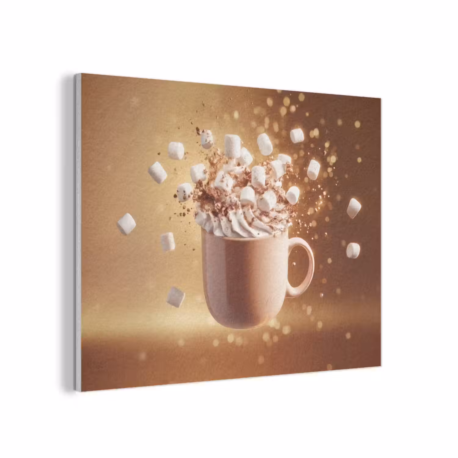 Chocomelk - Drinken - Warm - Bruin PET vilt klein -3d