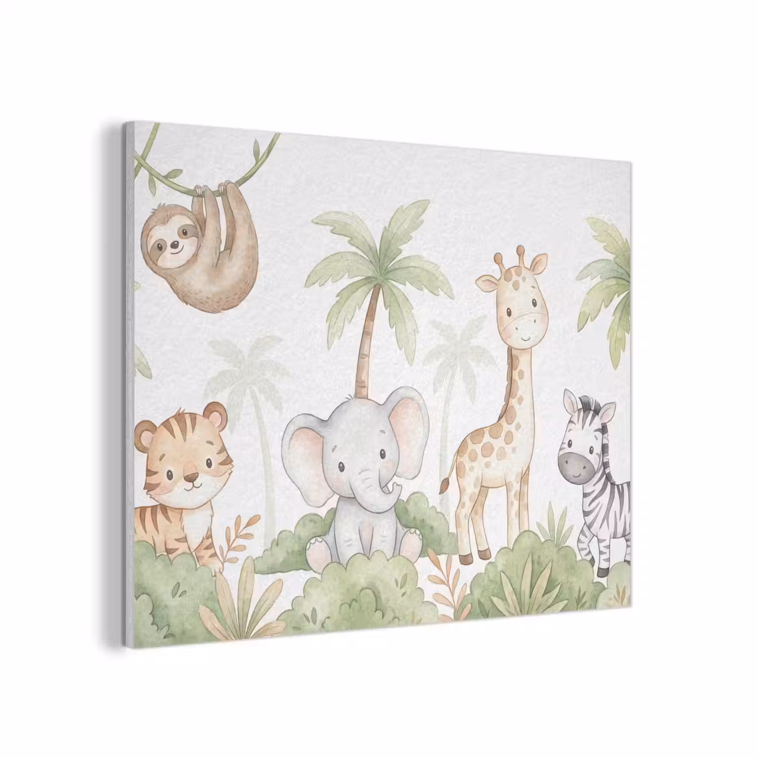Dieren - Jungle - Pastel PET vilt klein -3d