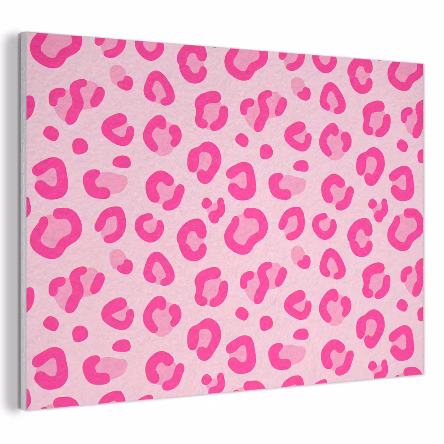 Dierenprint - Patroon - Abstract - Modern - Roze PET vilt klein -3d
