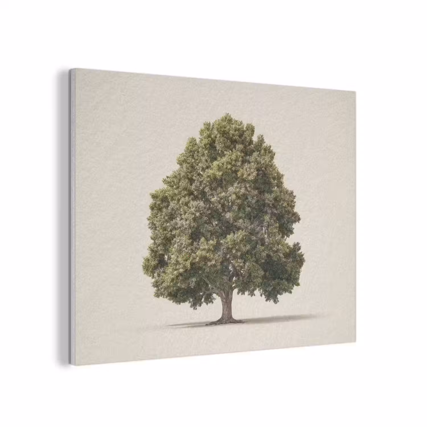 Eikenboom - Groen - Lichte achtergrond PET vilt klein -3d