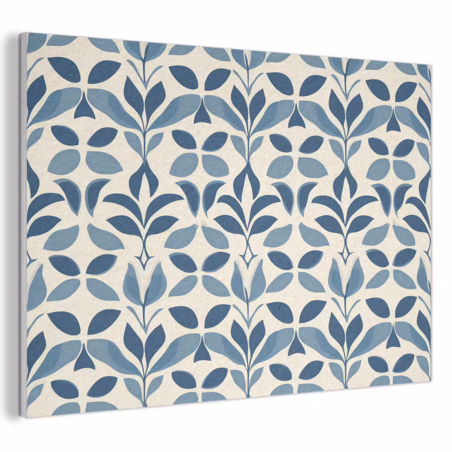 Flora - Modern - Blauw PET vilt klein 837 -3d