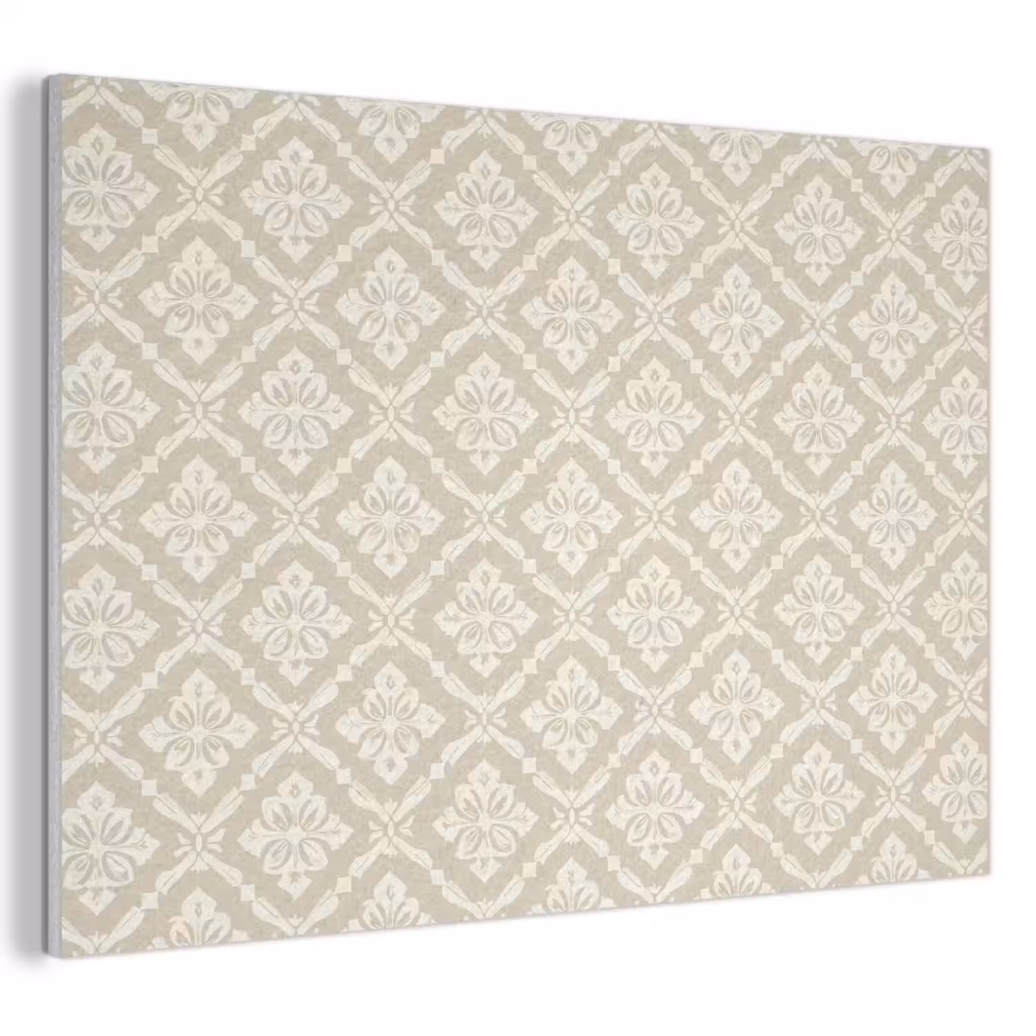 Floraal - Ornament - Beige PET vilt klein 837 -3d