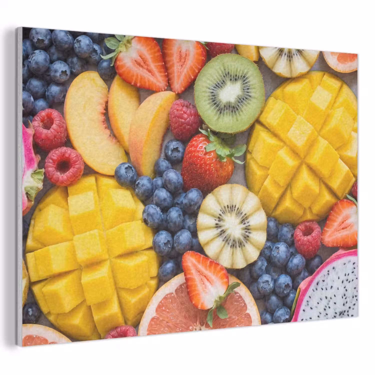 Fruit - Versneden - Kleurrijk - Eten - Gezond PET vilt klein -3d