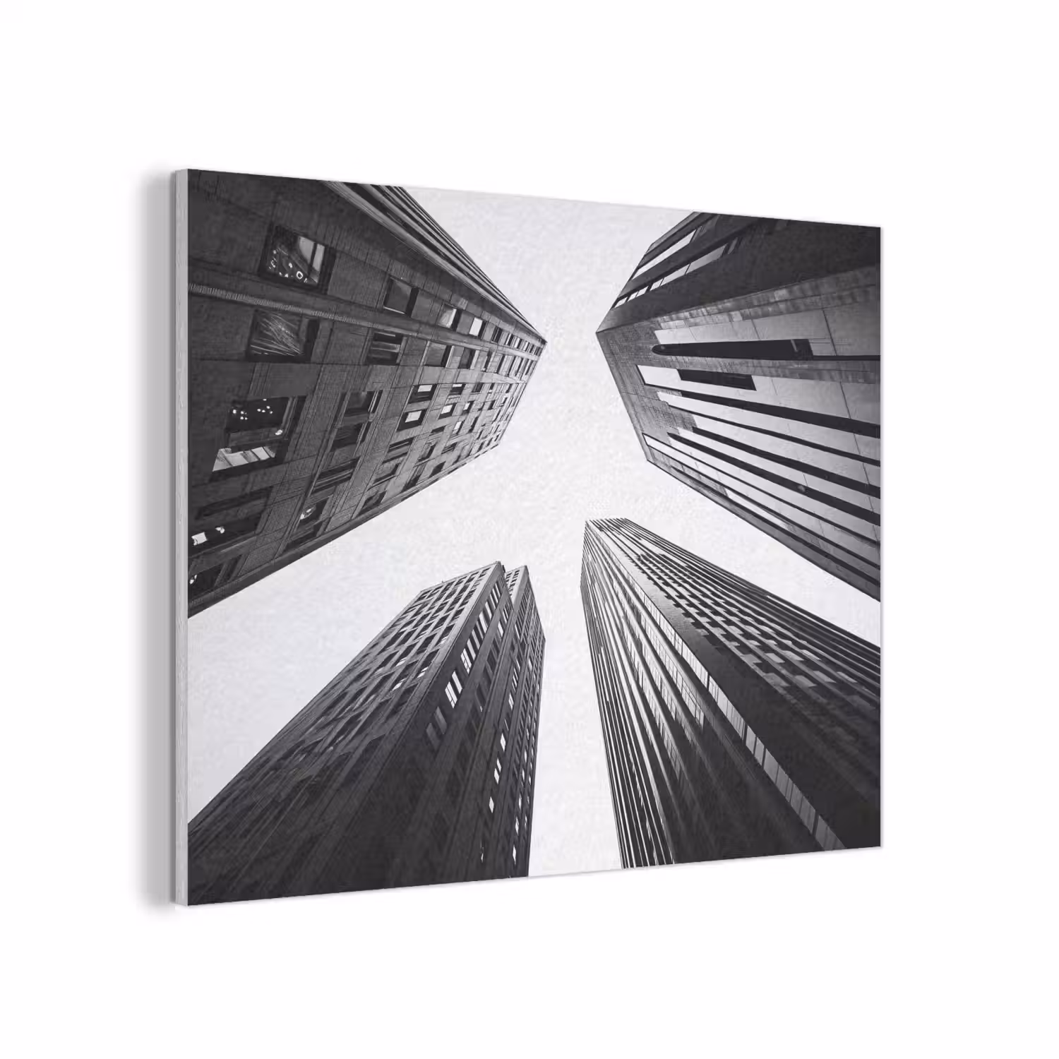 Gebouwen - Lucht - Zwart PET vilt klein -3d