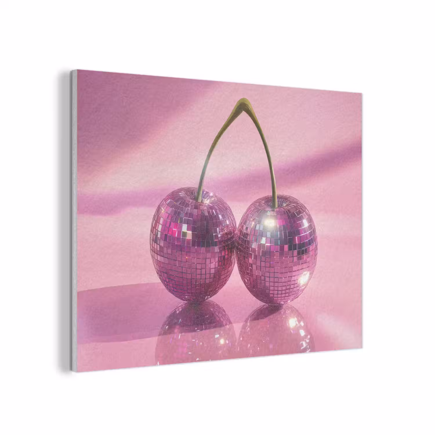 Glitter - Discobol - Roze - Kersen PET vilt klein -3d