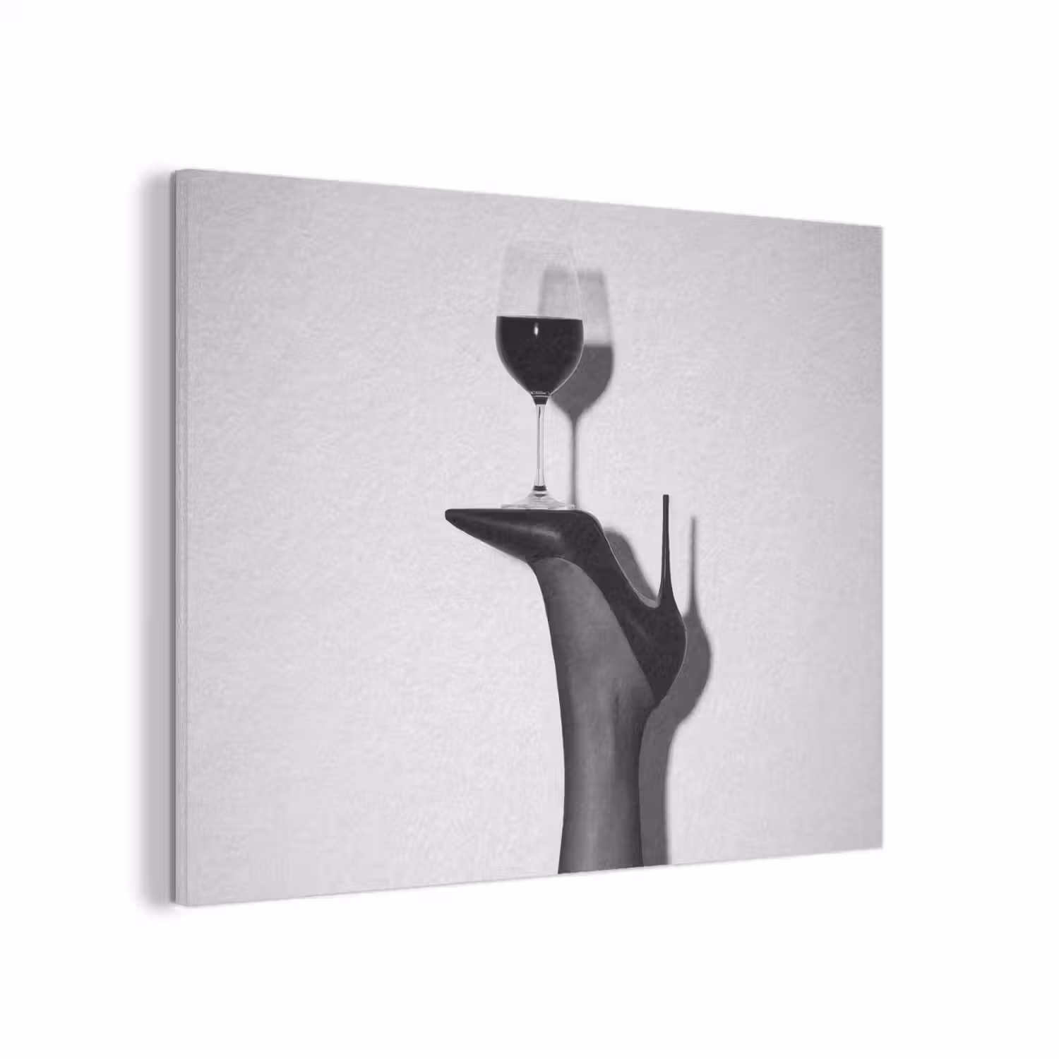 Hak - Wijn - Minimalistisch - Zwart PET vilt klein -3d