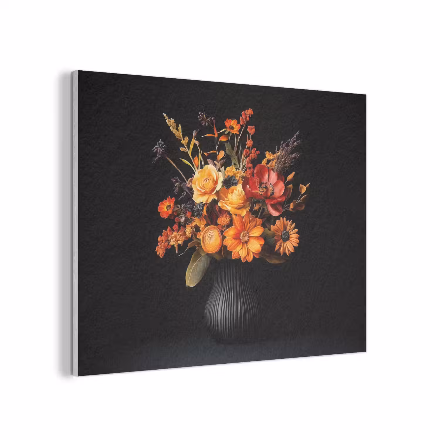 Herfst - Boeket - Oranje PET vilt klein -3d