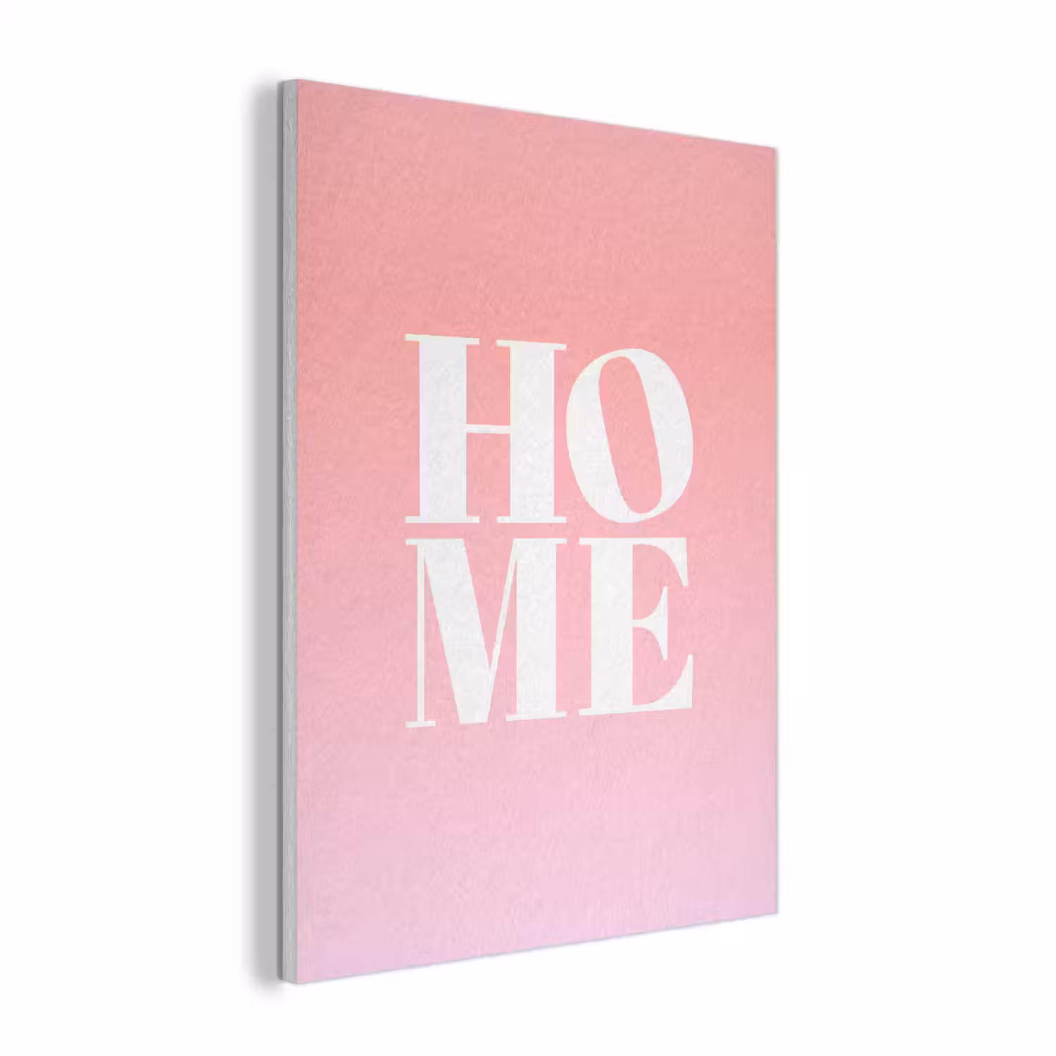 Home - Letters - Groot - Roze PET vilt klein -3d