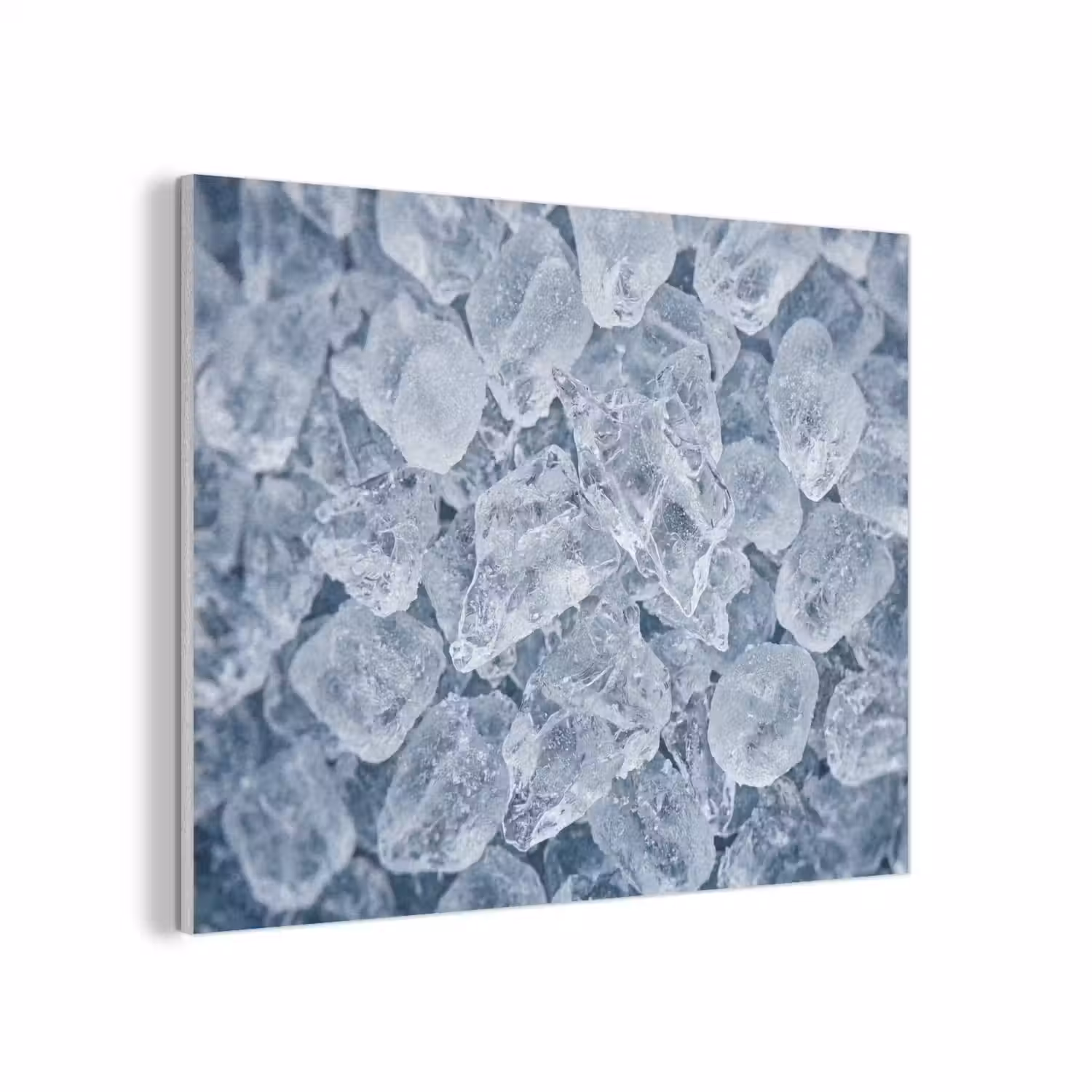 Ijsblokjes - Water - Blauw PET vilt klein -3d