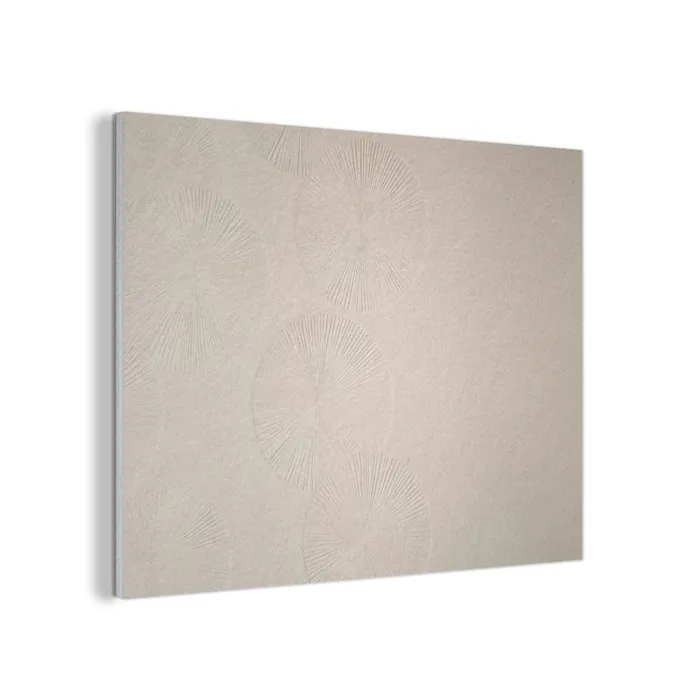 Japandi - Beige - Modern PET vilt klein -3d