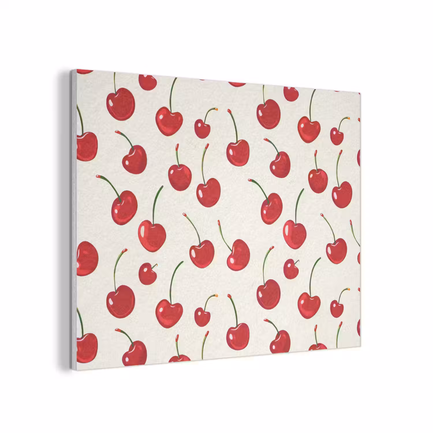 Kersen - Minimalistisch - Rood PET vilt klein 837 -3d