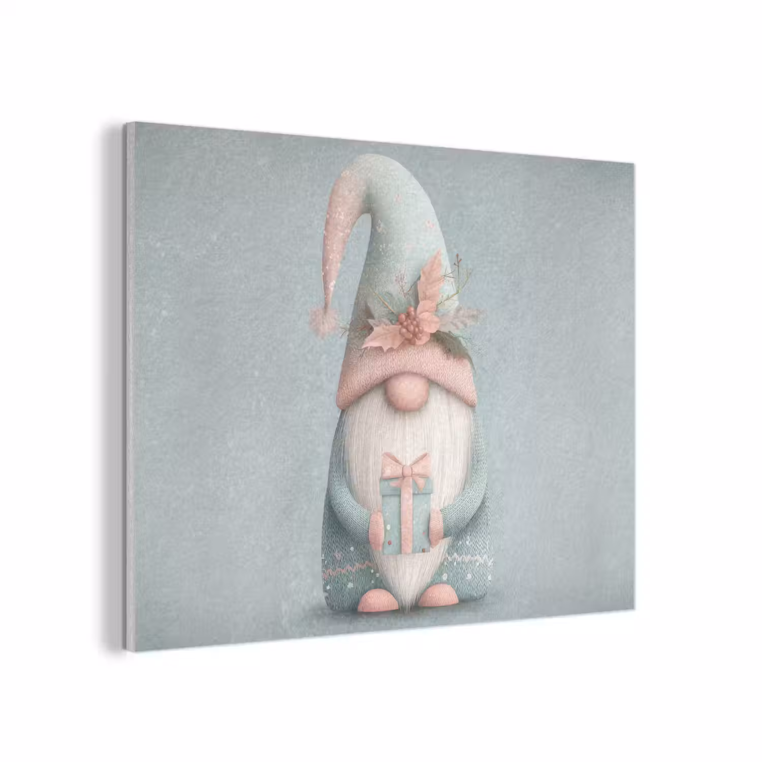 Kerstgnome - Cadeau - Groen PET vilt klein -3d