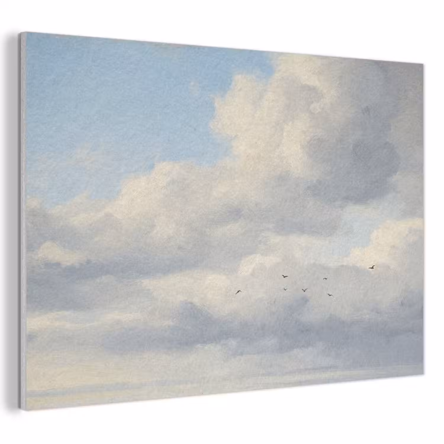 Lucht - Wolken - Natuur - Klassiek - Blauw PET vilt klein -3d