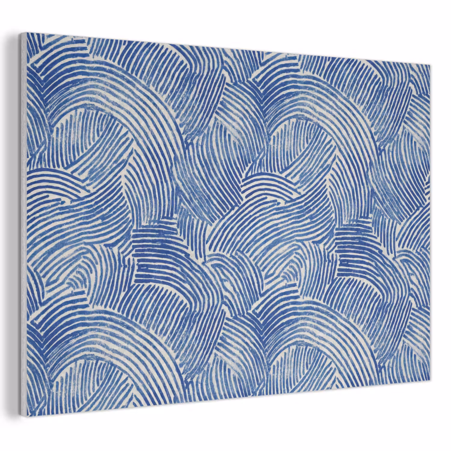 Modern - Abstract - Blauw PET vilt klein 837 -3d