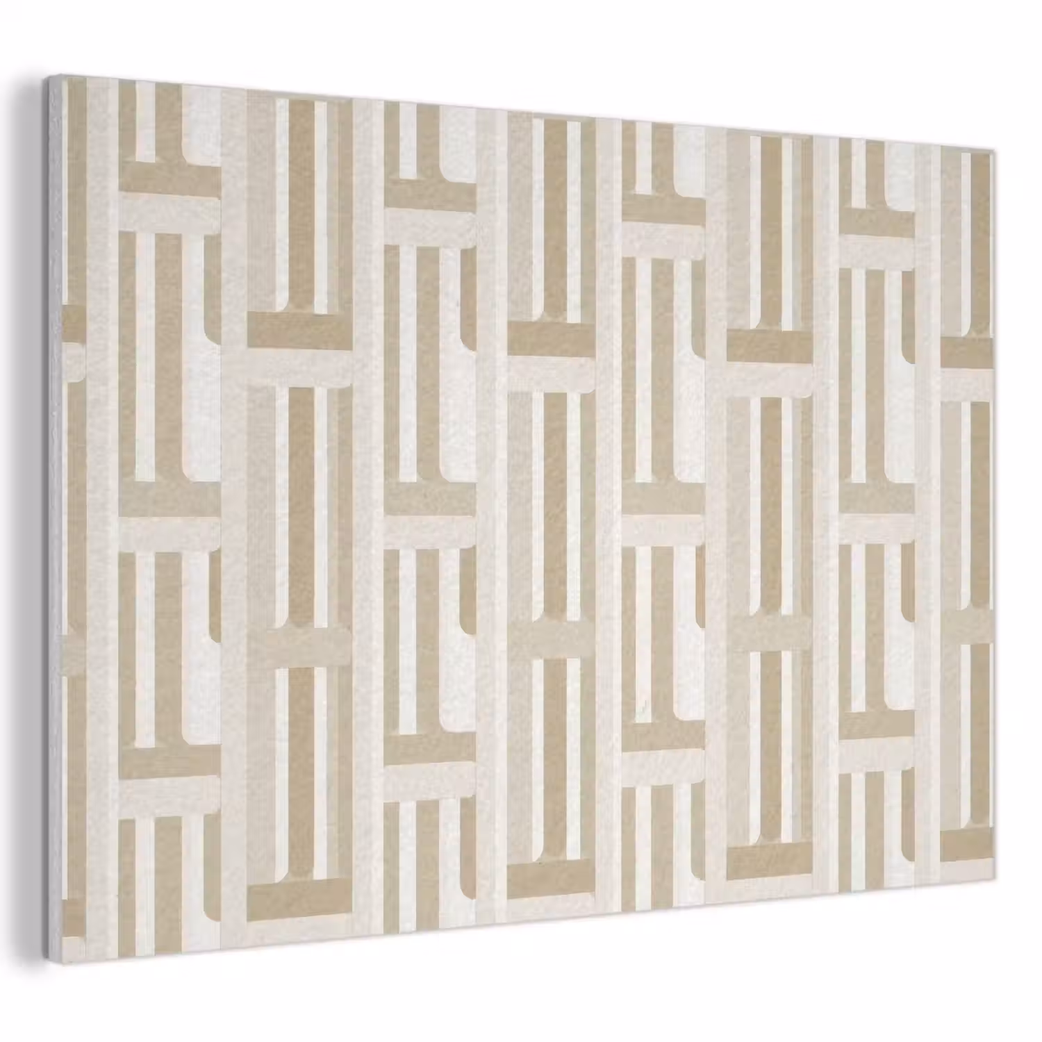 Modern - Geometrisch - Beige PET vilt klein 837 -3d