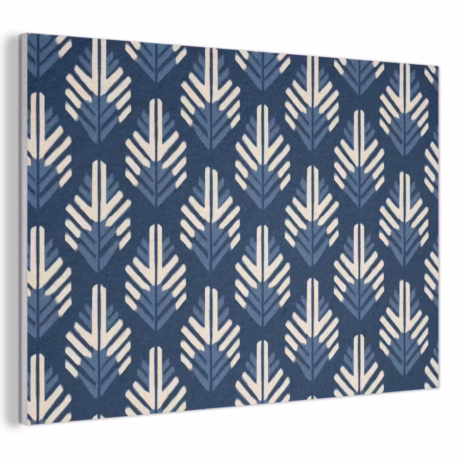 Modern - Patroon - Blauw PET vilt klein 837 -3d
