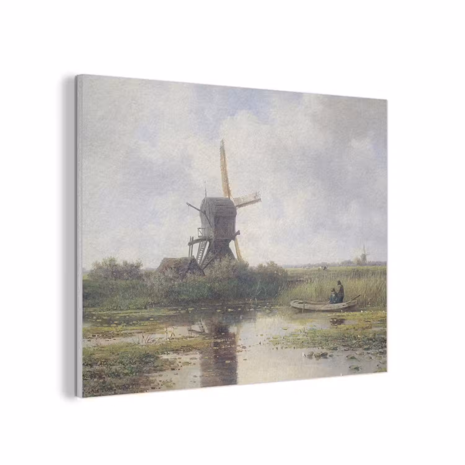 Molen - Willem Roelofs - Oude meesters - Kunst PET vilt klein -3d