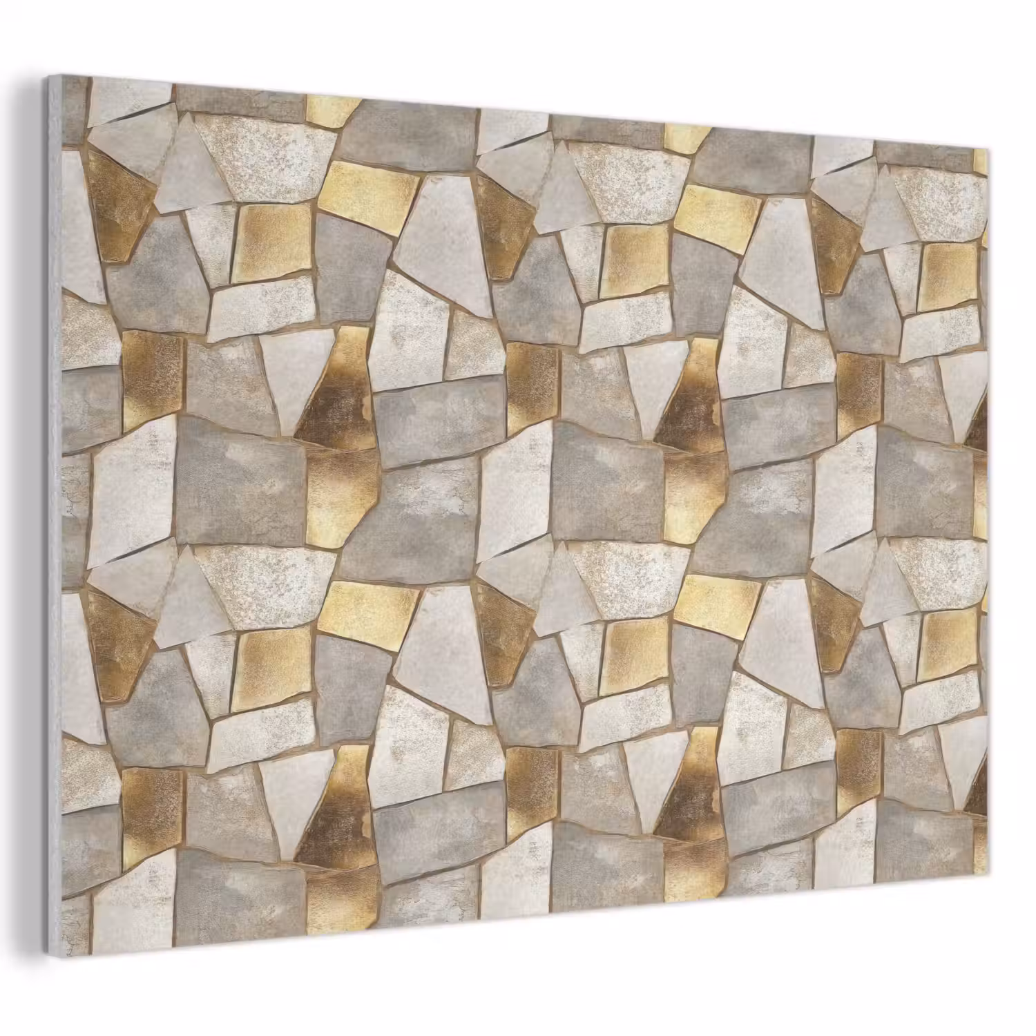 Mozaïek - Marmer - Goud PET vilt klein 837 -3d
