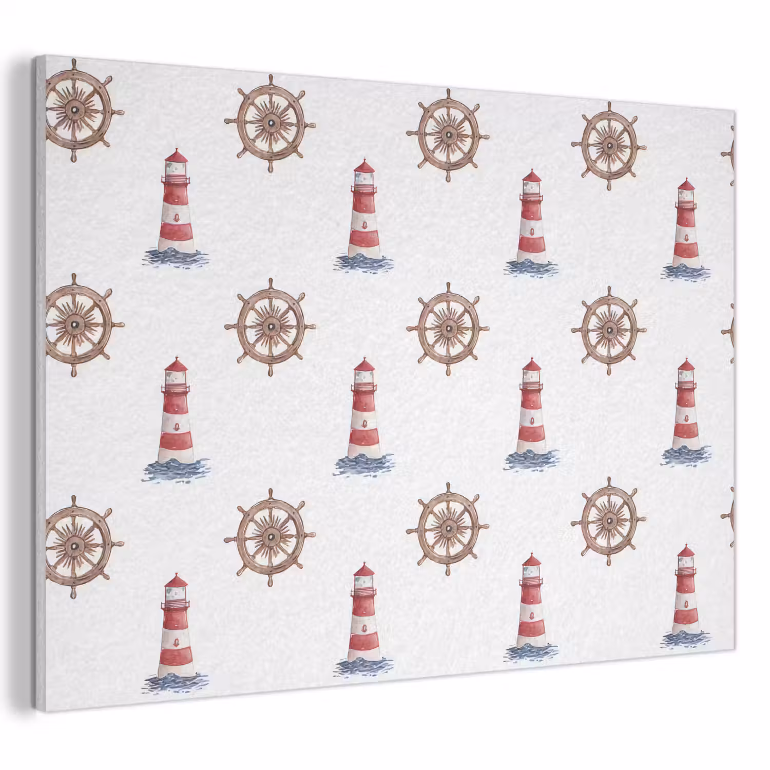 Nautisch - Klassiek - Rood PET vilt klein 837 -3d