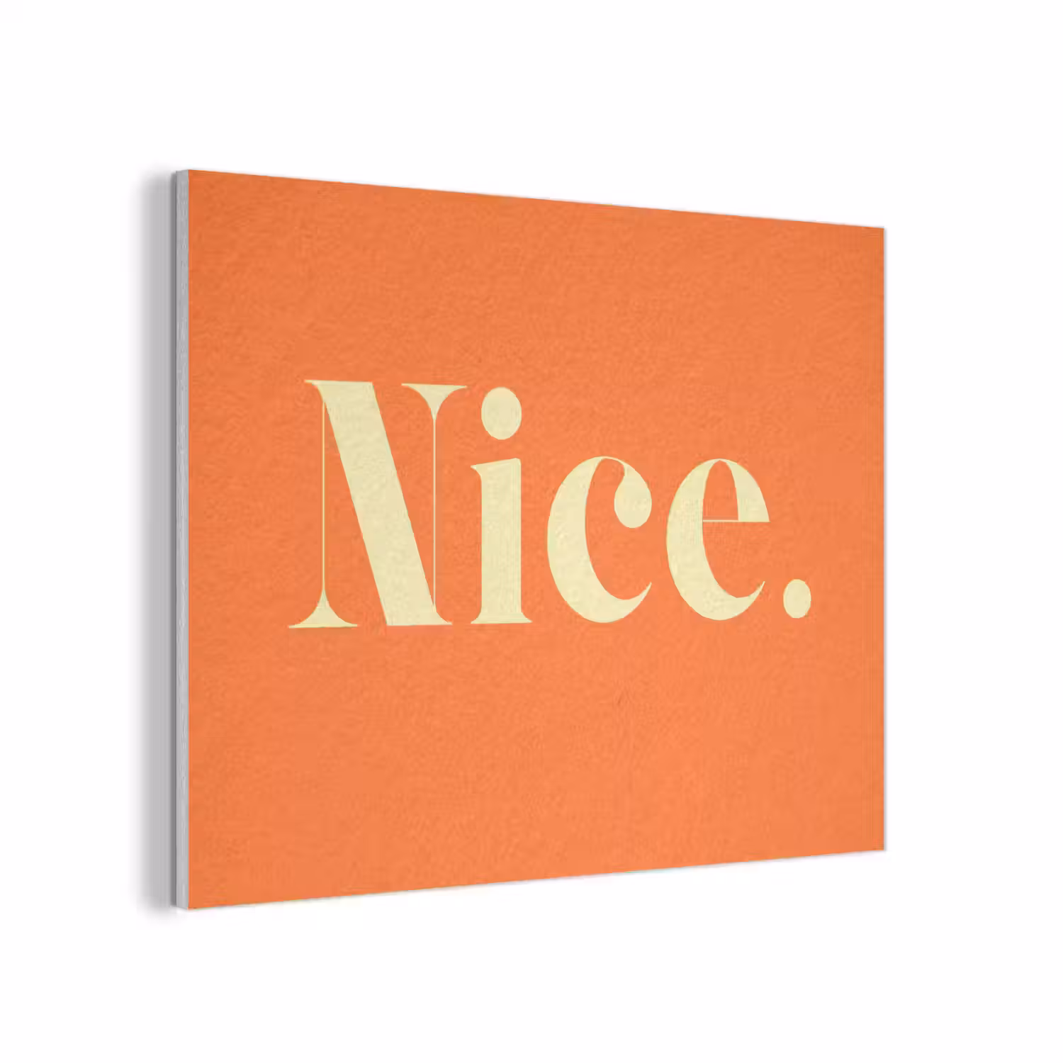 Oranje - Gebroken wit - Nice PET vilt klein -3d