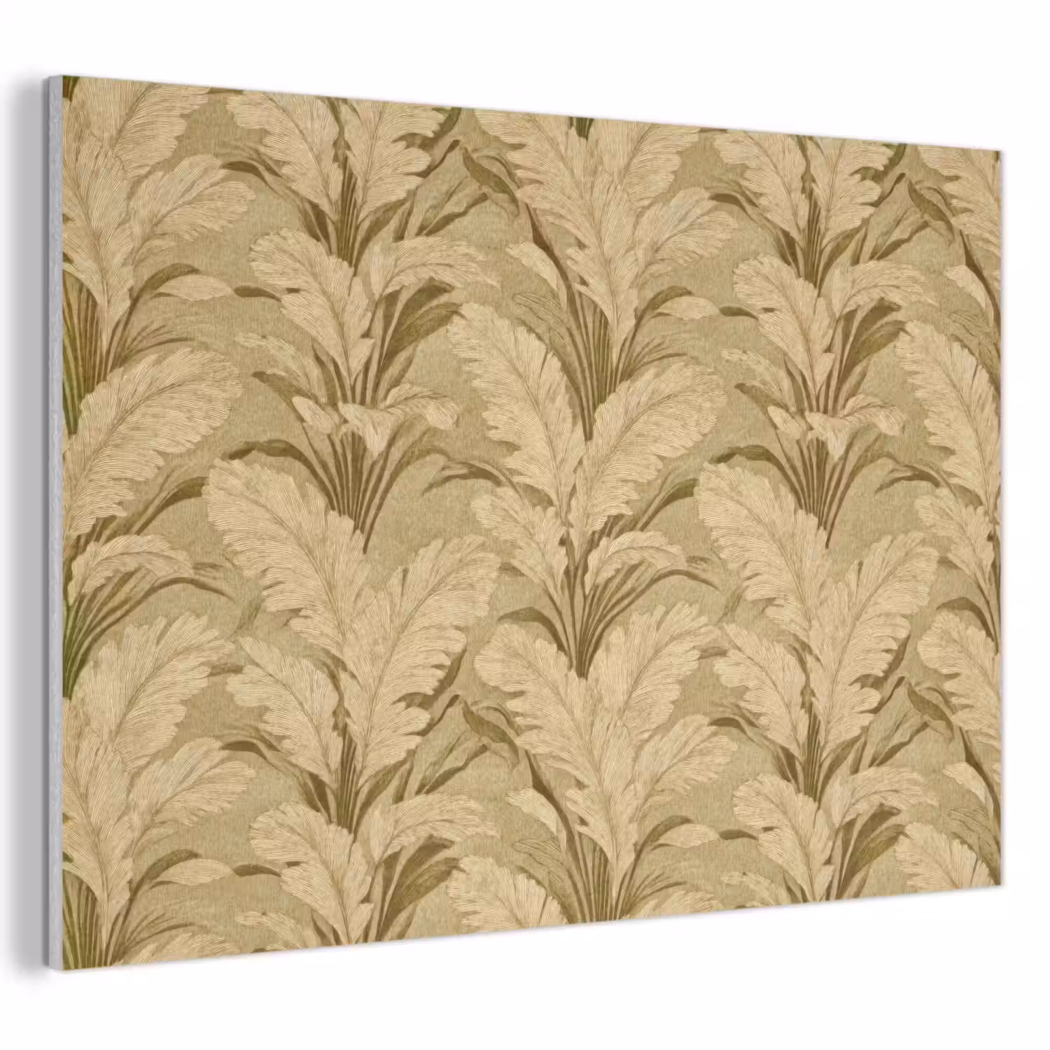 Palmbladeren - Klassiek - Groen PET vilt klein 837 -3d