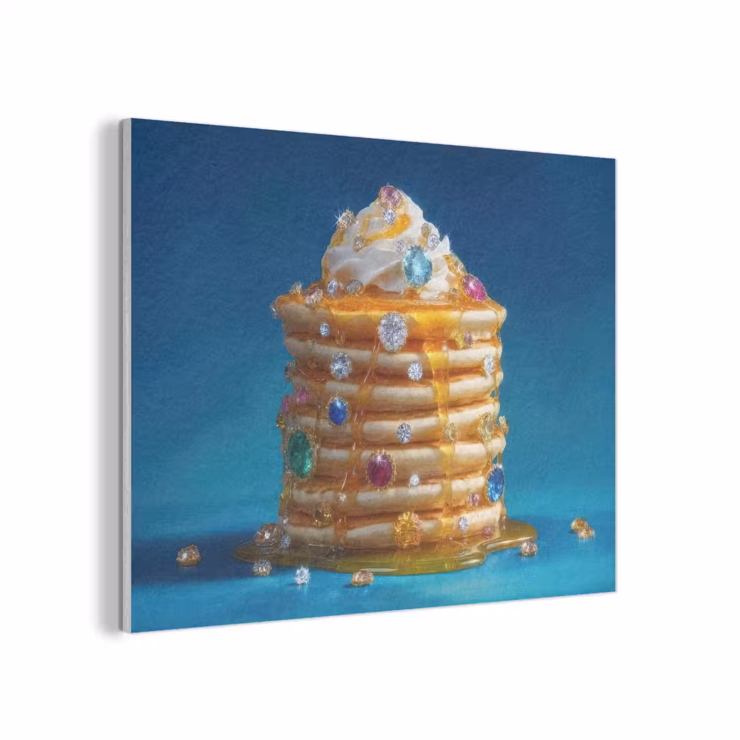 Pannenkoeken - Steentjes - Glitter - Slagroom PET vilt klein -3d