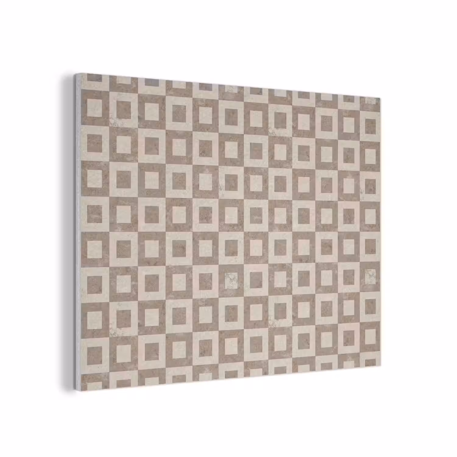 Patroon - Marmer - Beige PET vilt klein 837 -3d