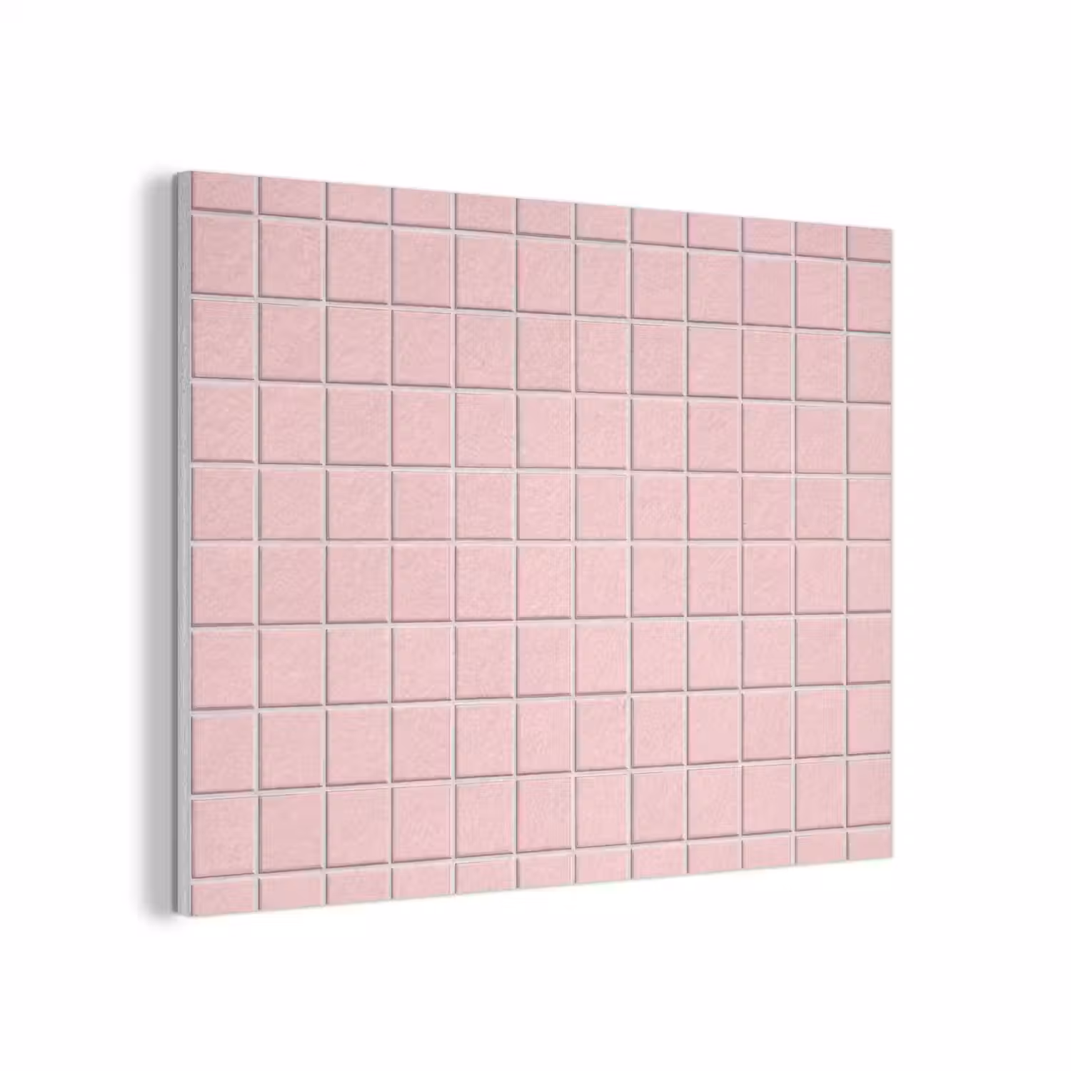 Patroon - Tegel - Pastelroze PET vilt klein 837 -3d