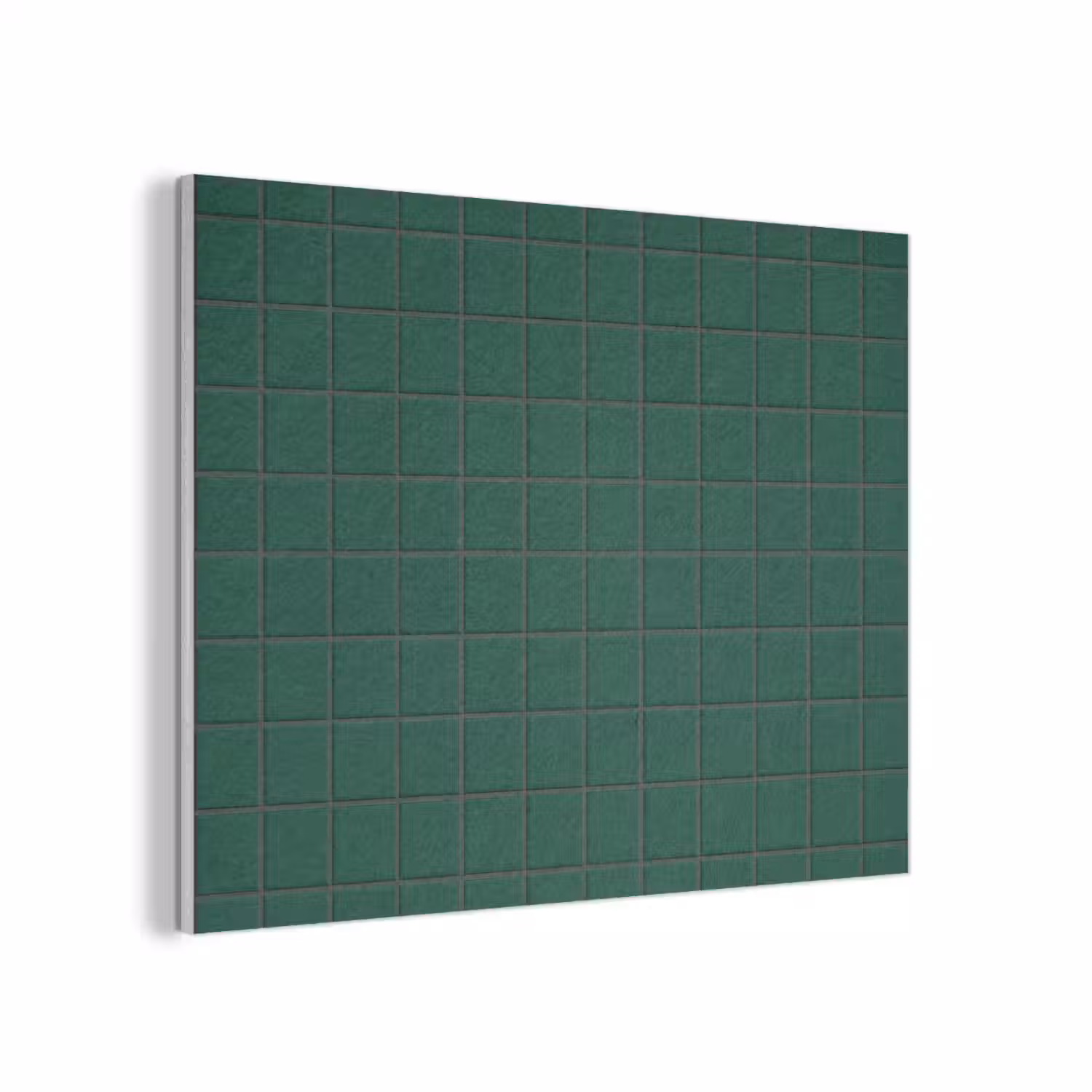 Patroon - Tegels - Dennen - Groen PET vilt klein 837 -3d
