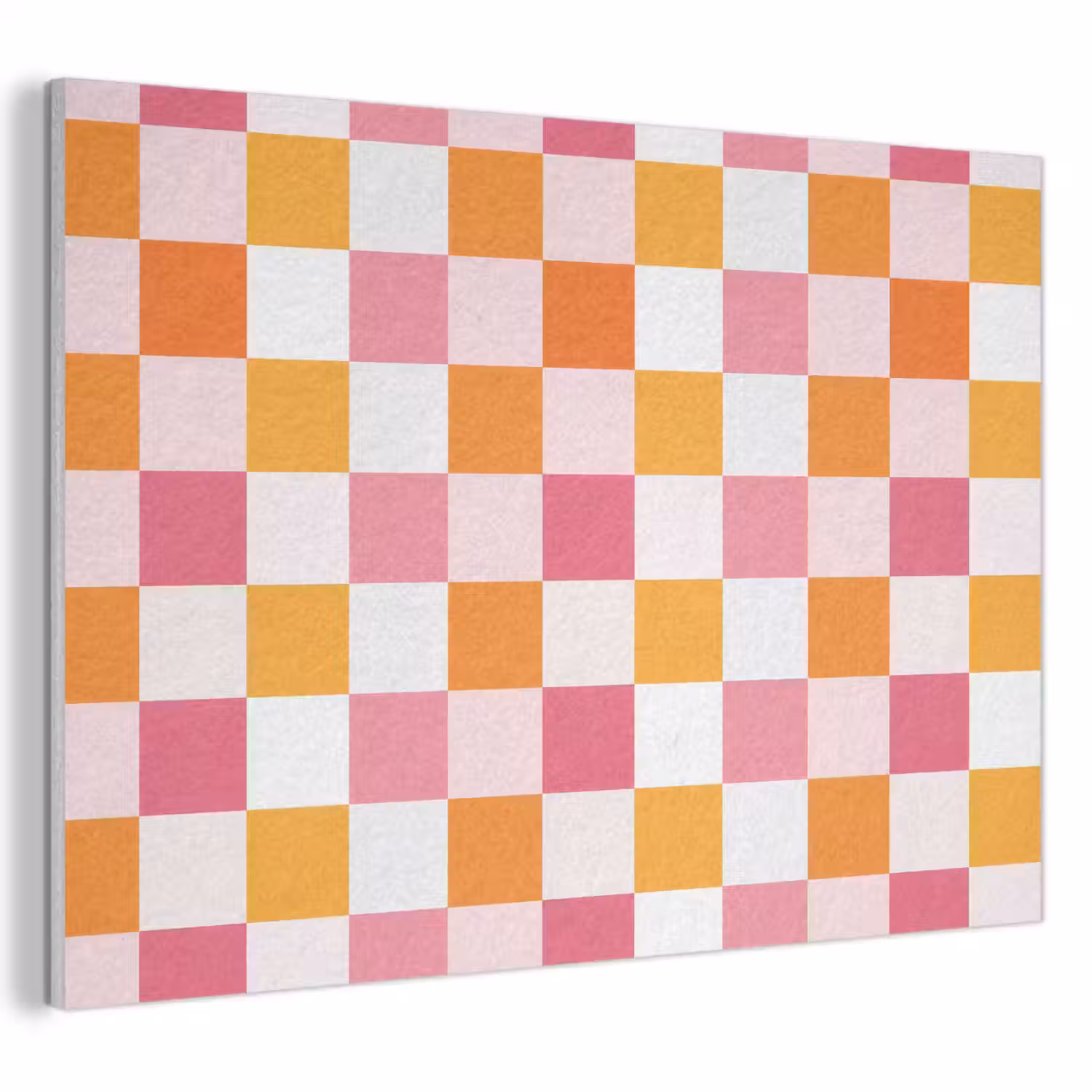 Patroon - Vierkant - Roze PET vilt klein 837 -3d