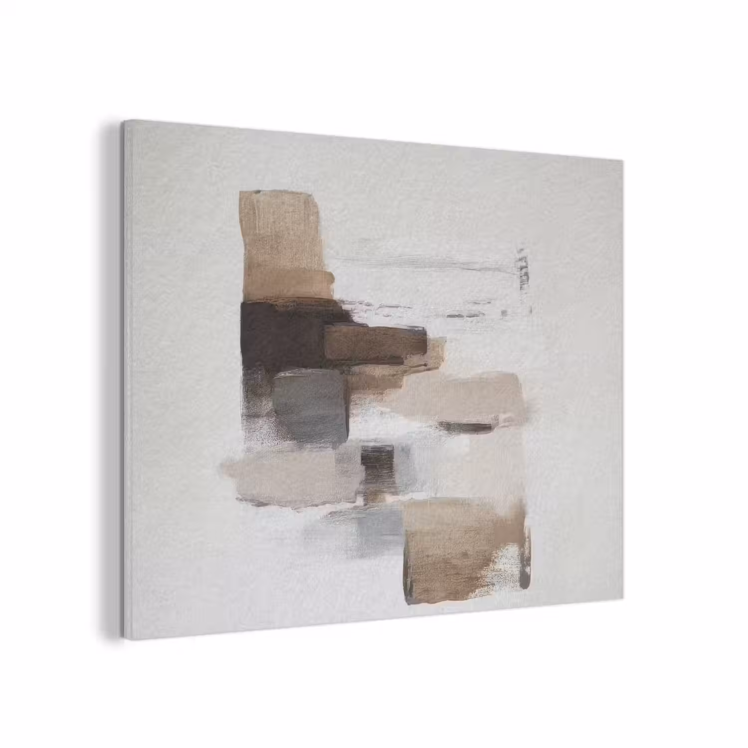 Penseelstreken - Balans - Beige - Bruin PET vilt klein -3d